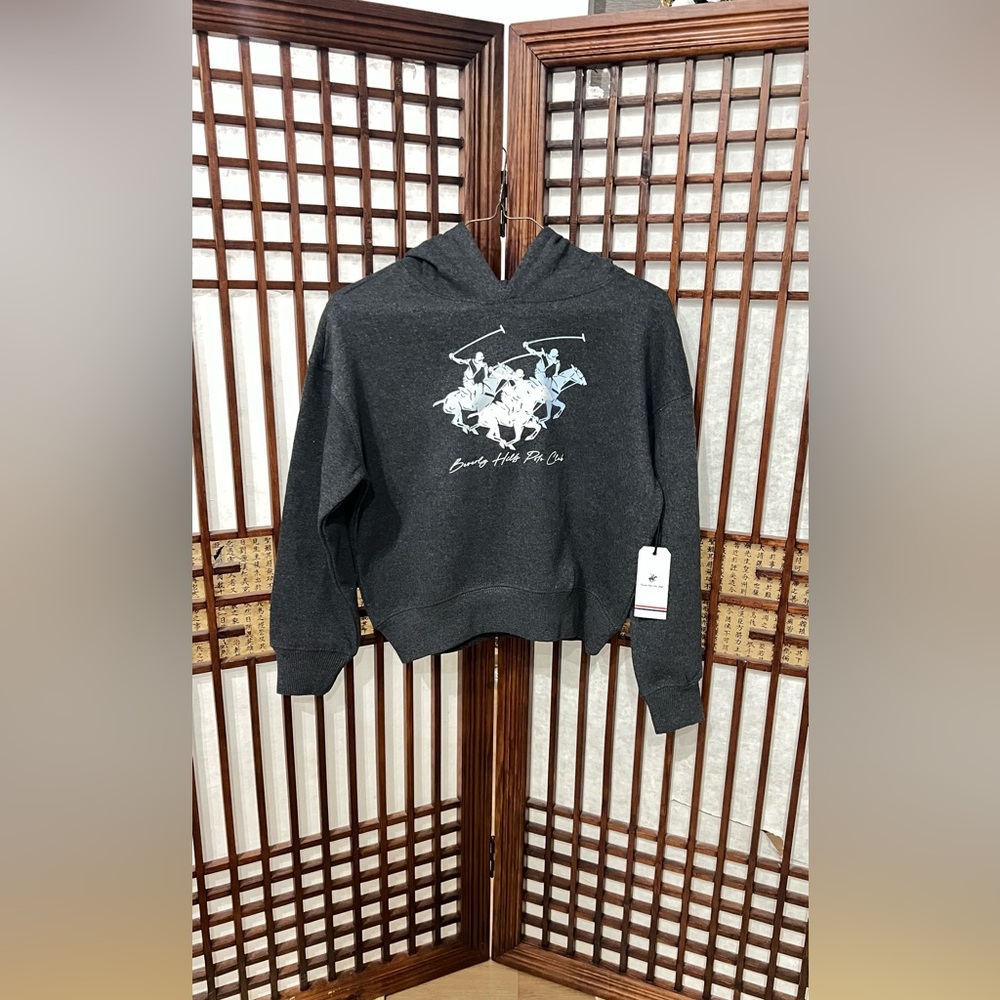 Beverly Hills Polo Club Heather Gray Hoodie